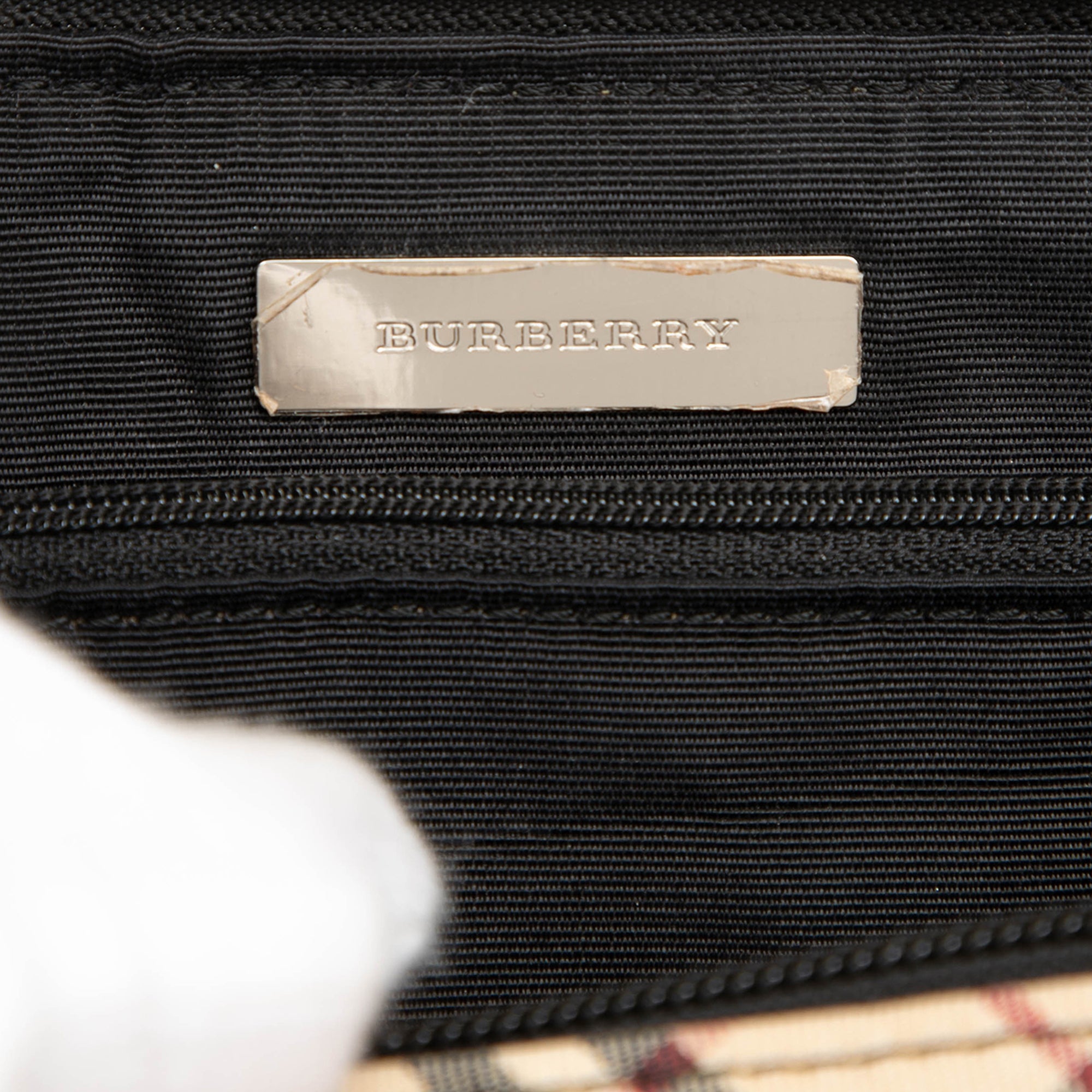 Nova Check Canvas Handbag