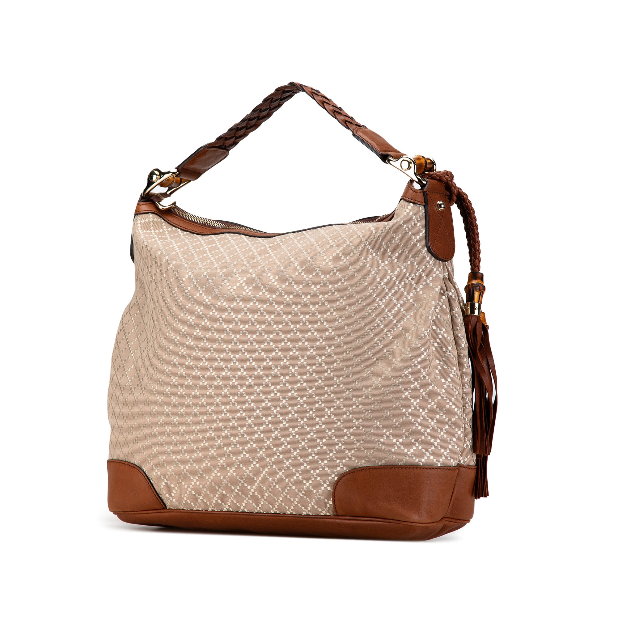 Diamante Canvas Eva Shoulder Bag