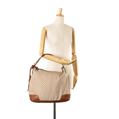 Diamante Canvas Eva Shoulder Bag