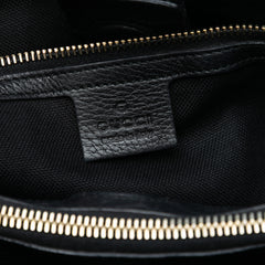 Medium Calfskin Bamboo Shopper Satchel