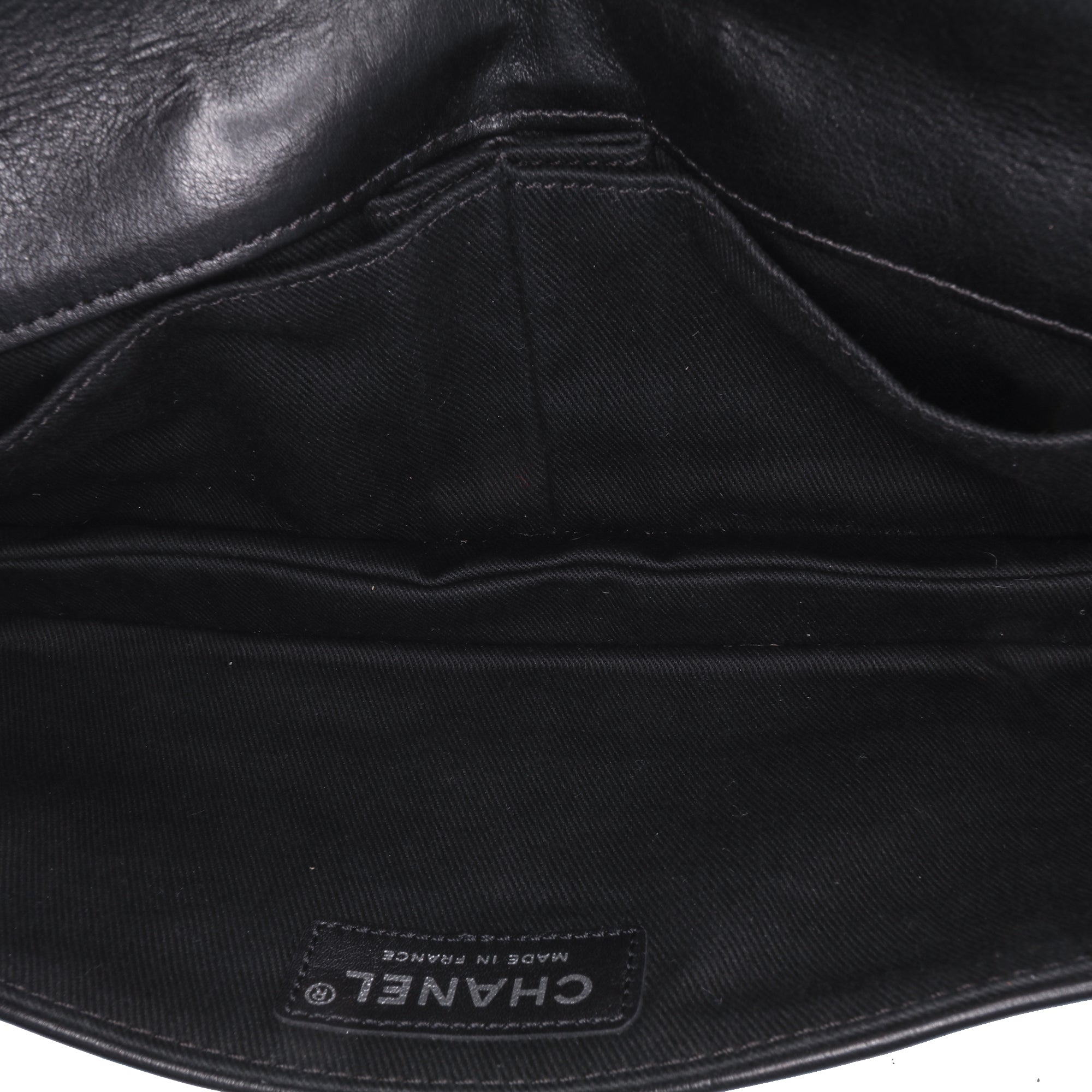 Quilted Calfskin Star Attitude Grommet Fold Over Clutch