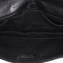 Quilted Calfskin Star Attitude Grommet Fold Over Clutch