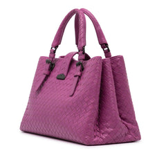 Medium Nappa Intrecciato Roma Satchel