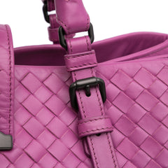 Medium Nappa Intrecciato Roma Satchel