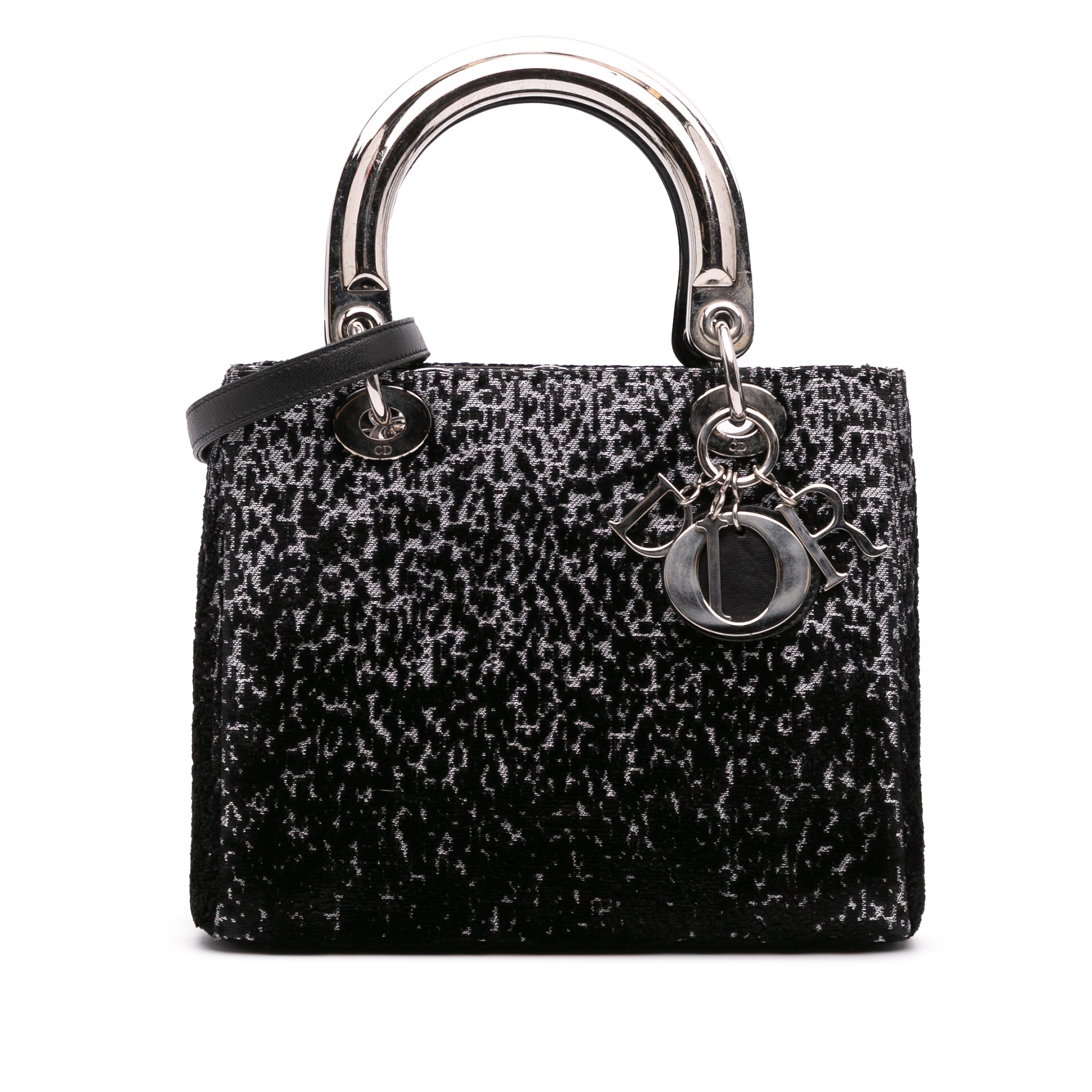 Medium Fabric Lame Lady Dior