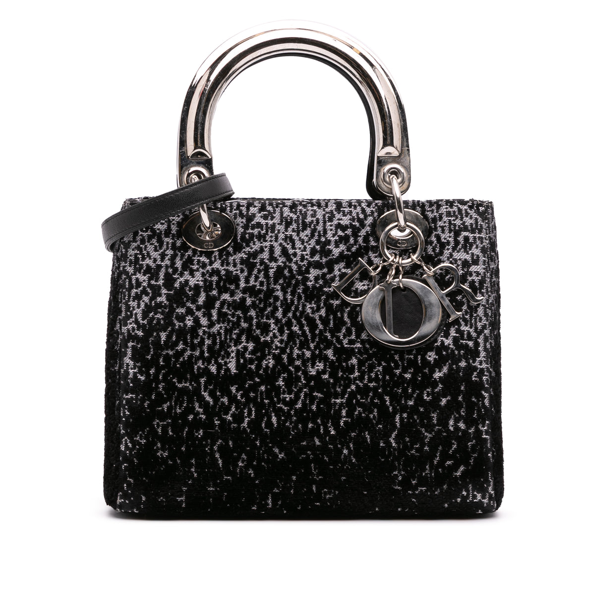 Medium Fabric Lame Lady Dior