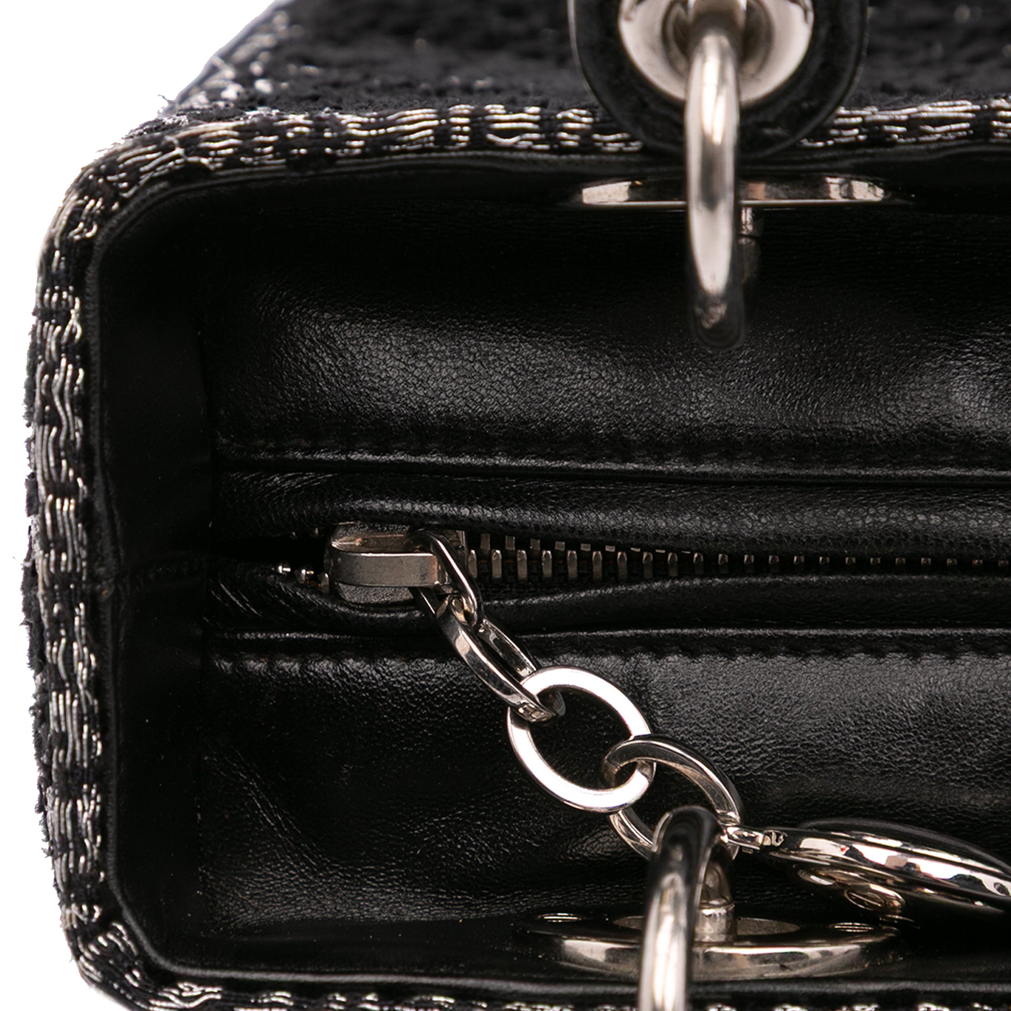 Medium Fabric Lame Lady Dior