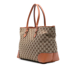 GG Canvas Heart Bit Tote
