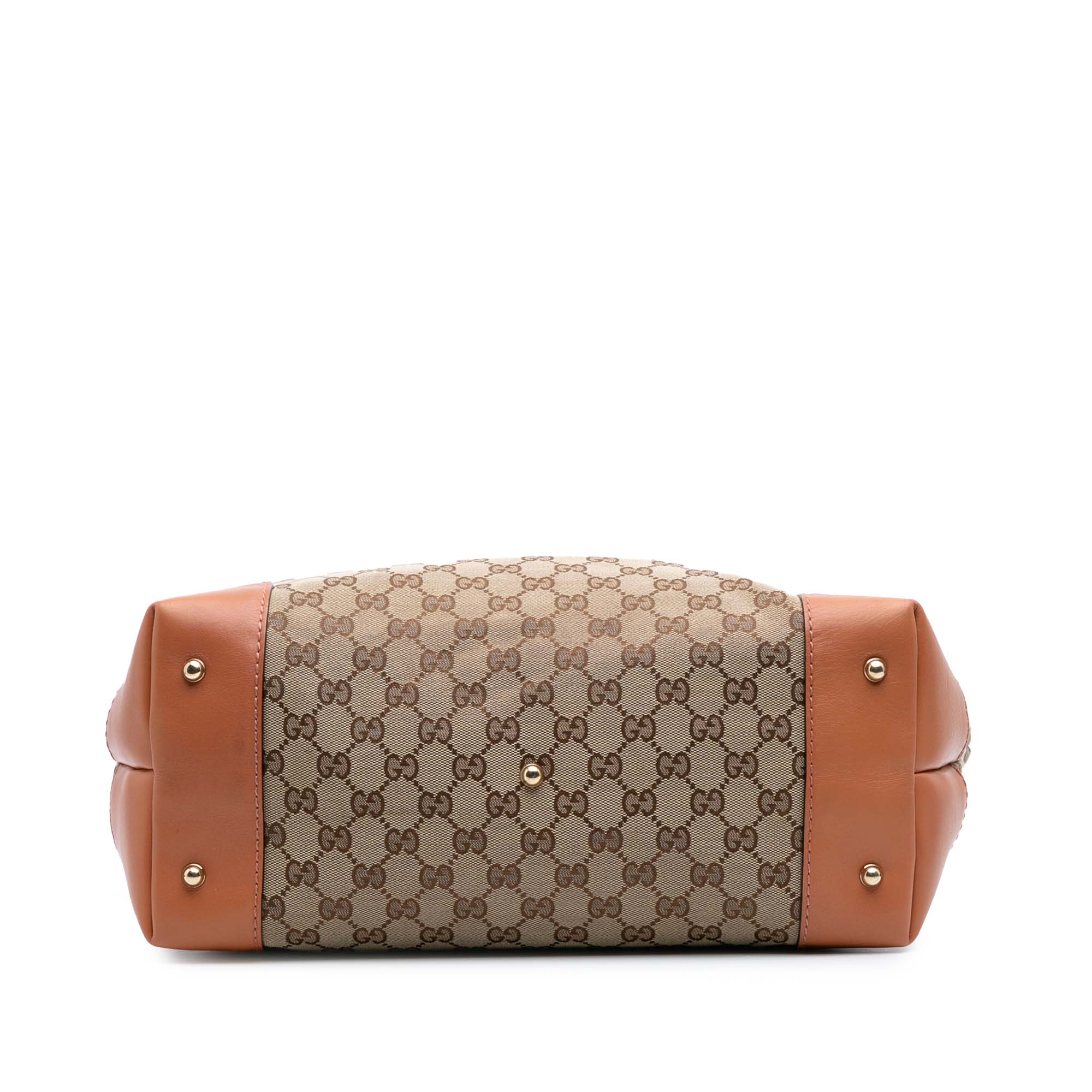 GG Canvas Heart Bit Tote