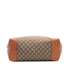 GG Canvas Heart Bit Tote