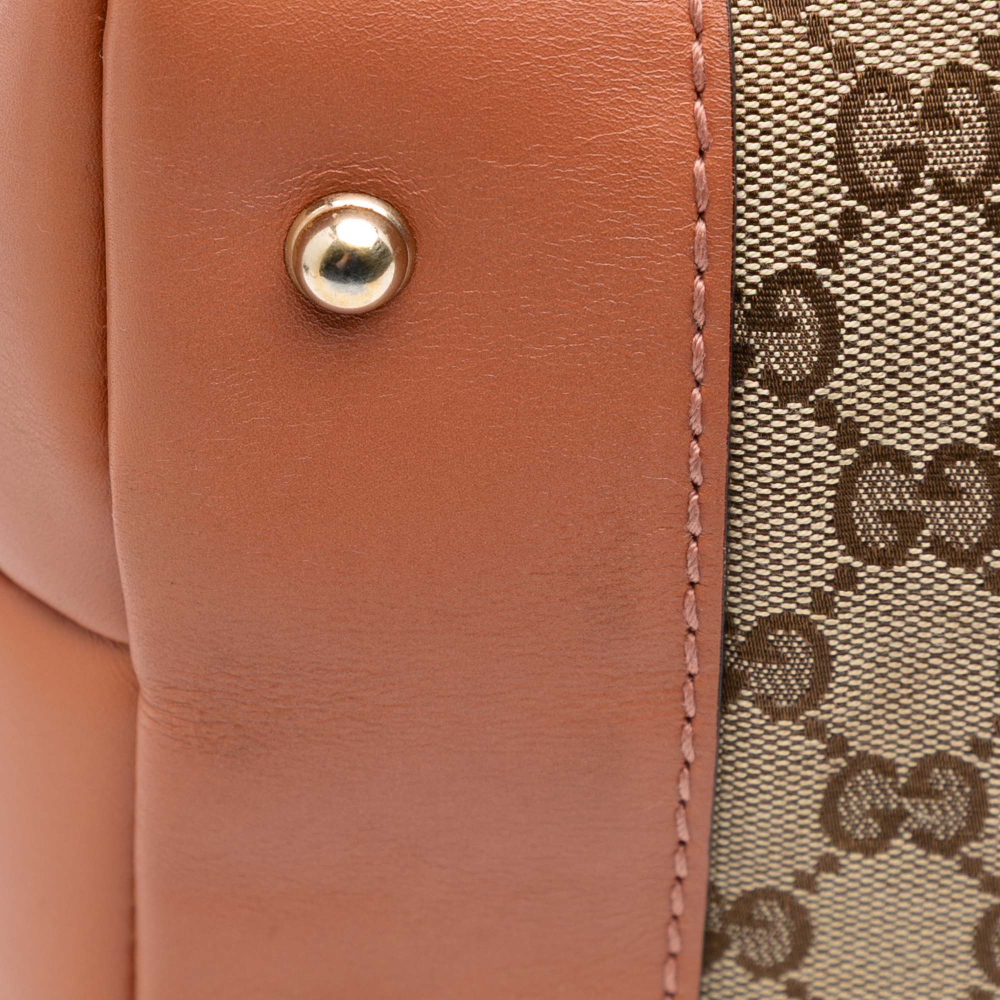 GG Canvas Heart Bit Tote