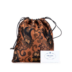 Brocade Canvas Broccato Drawstring Pouch