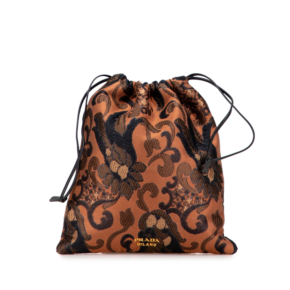 Brocade Canvas Broccato Drawstring Pouch