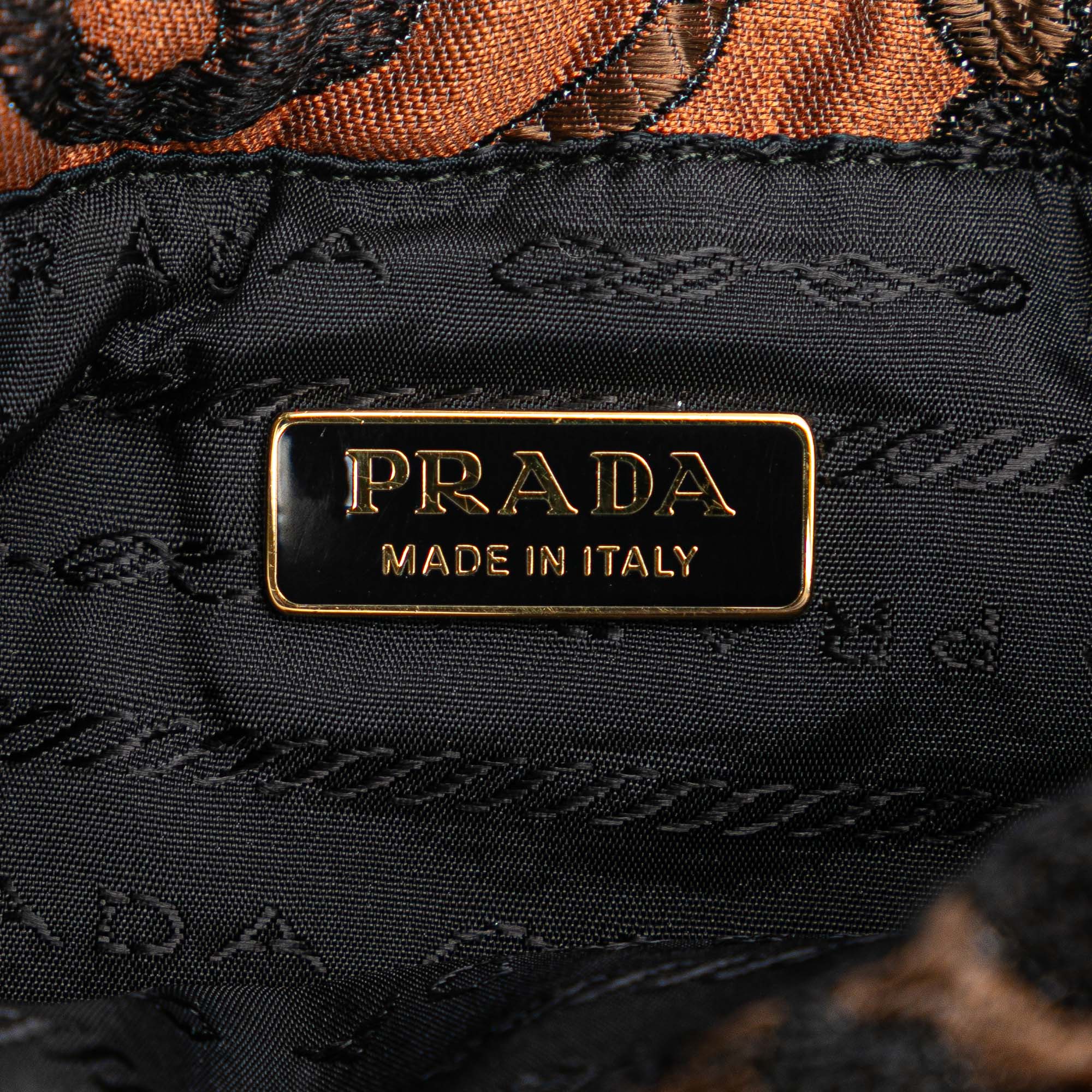Brocade Canvas Broccato Drawstring Pouch
