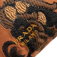 Brocade Canvas Broccato Drawstring Pouch