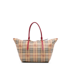 Small Haymarket Check Coated Canvas Salisbury Tote