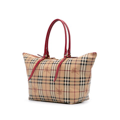 Small Haymarket Check Coated Canvas Salisbury Tote