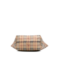 Small Haymarket Check Coated Canvas Salisbury Tote