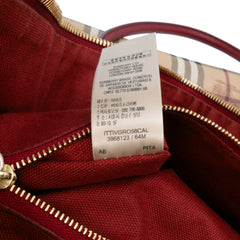 Small Haymarket Check Coated Canvas Salisbury Tote
