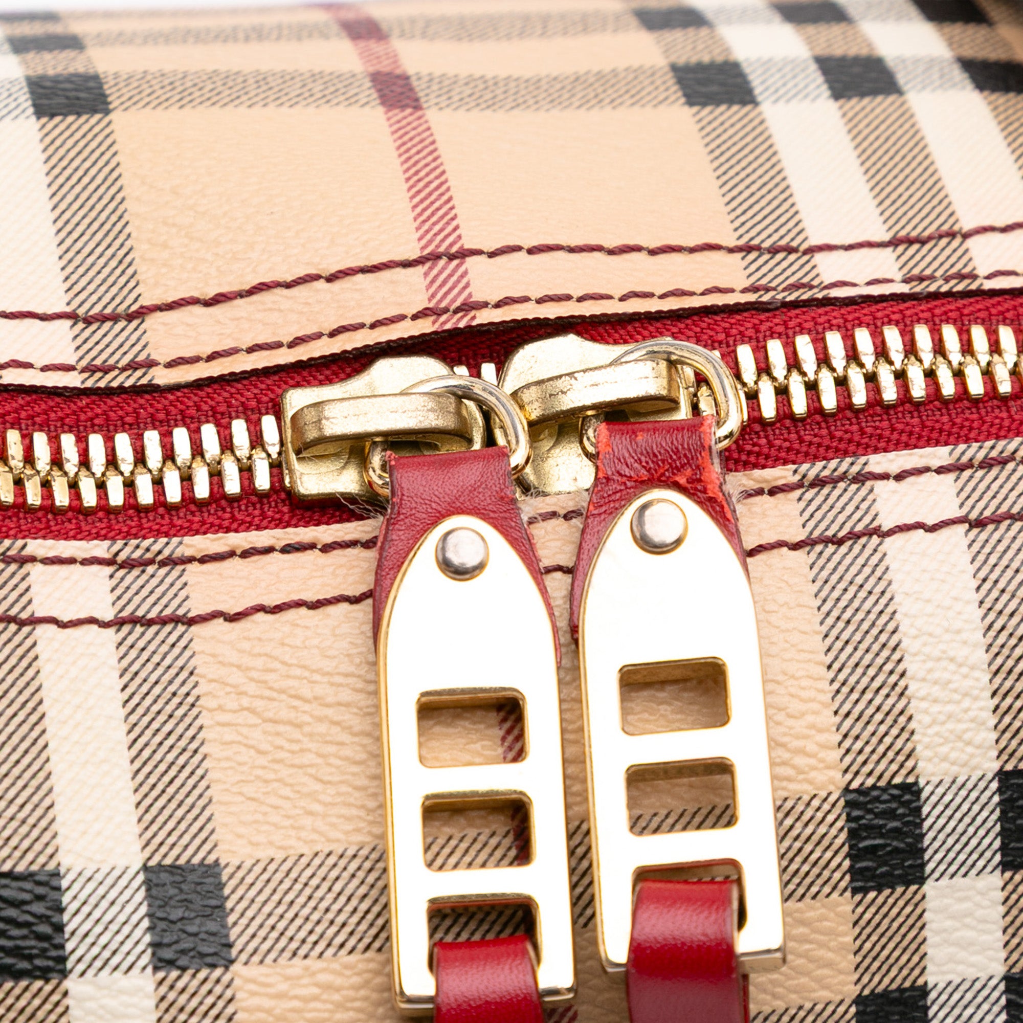 Small Haymarket Check Coated Canvas Salisbury Tote