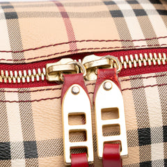 Small Haymarket Check Coated Canvas Salisbury Tote