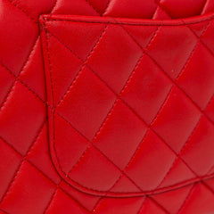 Medium Classic Lambskin Double Flap