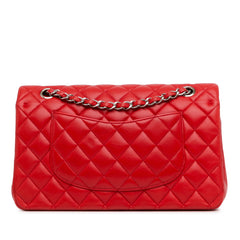 Medium Classic Lambskin Double Flap