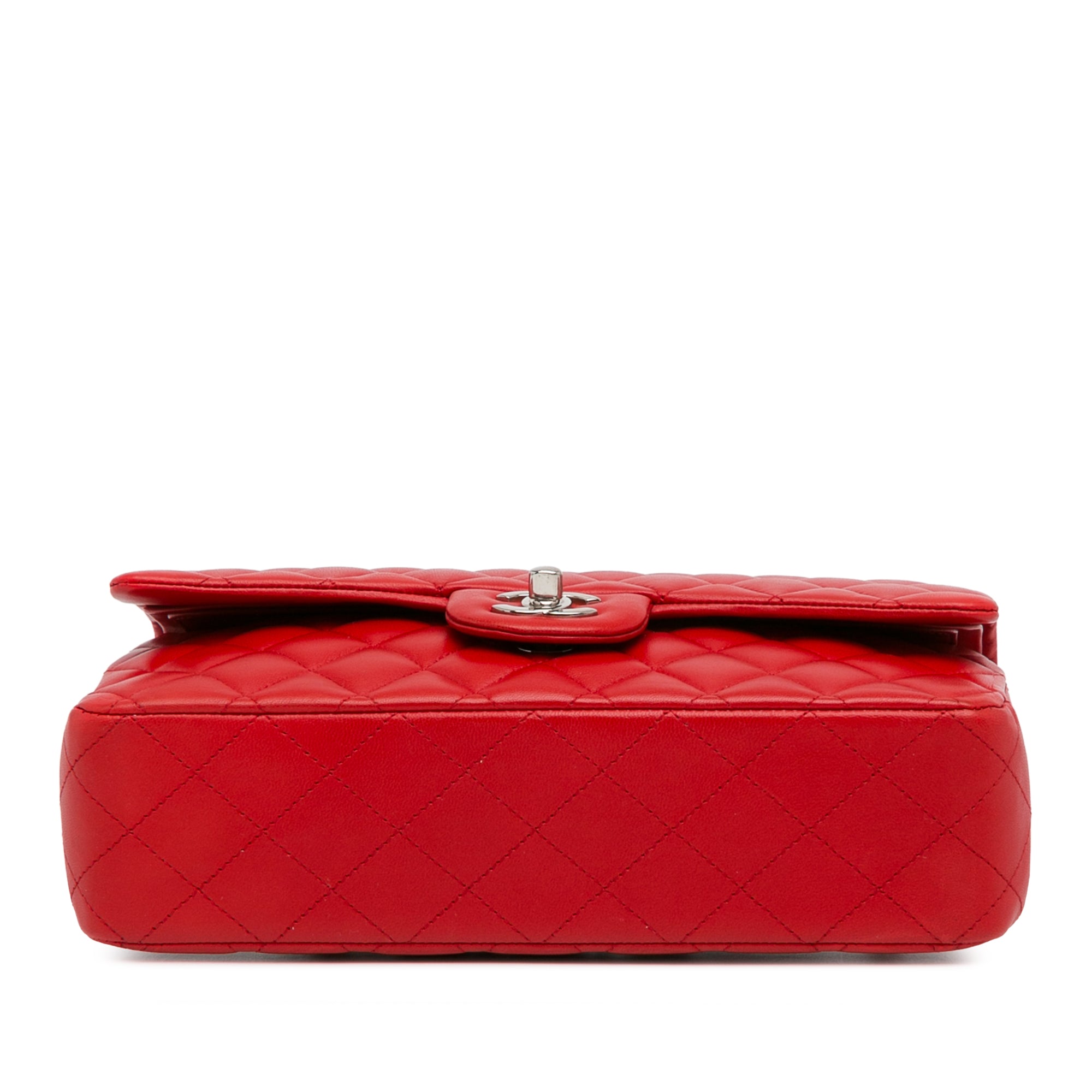Medium Classic Lambskin Double Flap