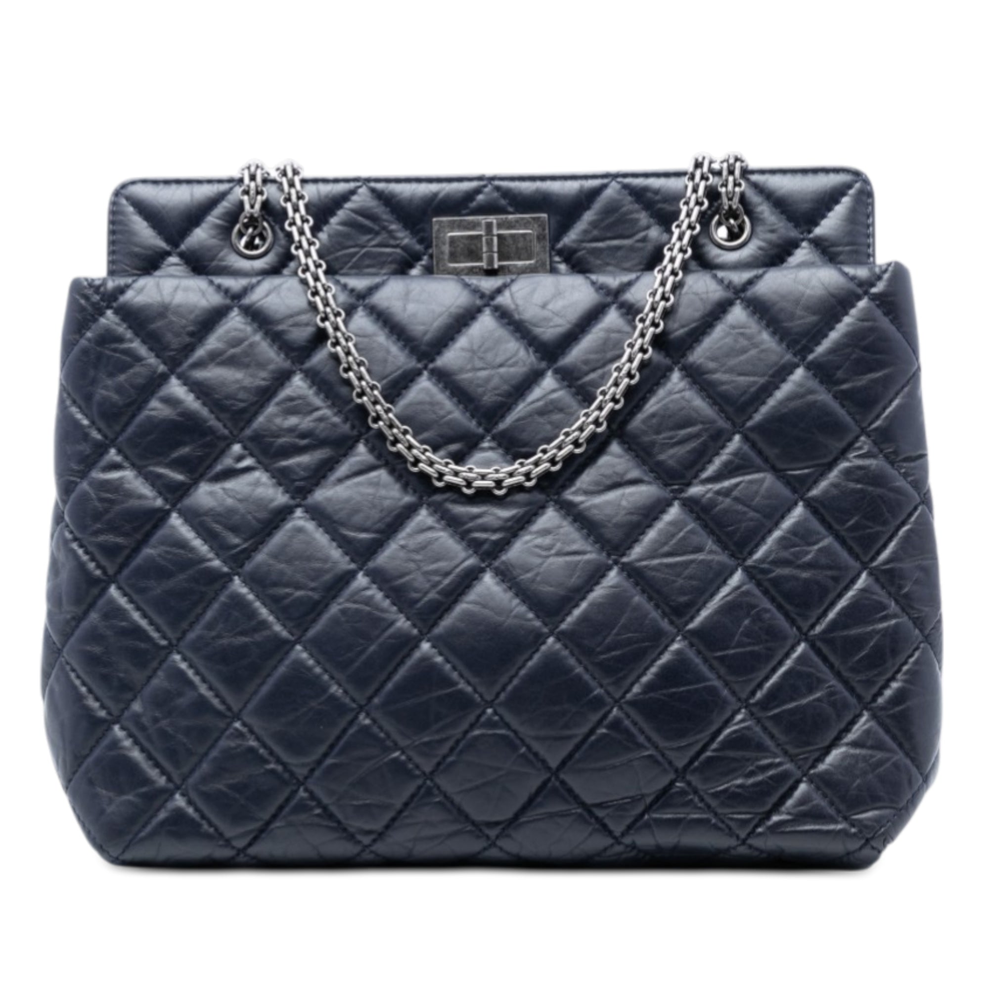 Quilted Aged Calfskin Reissue 2.55 Tote