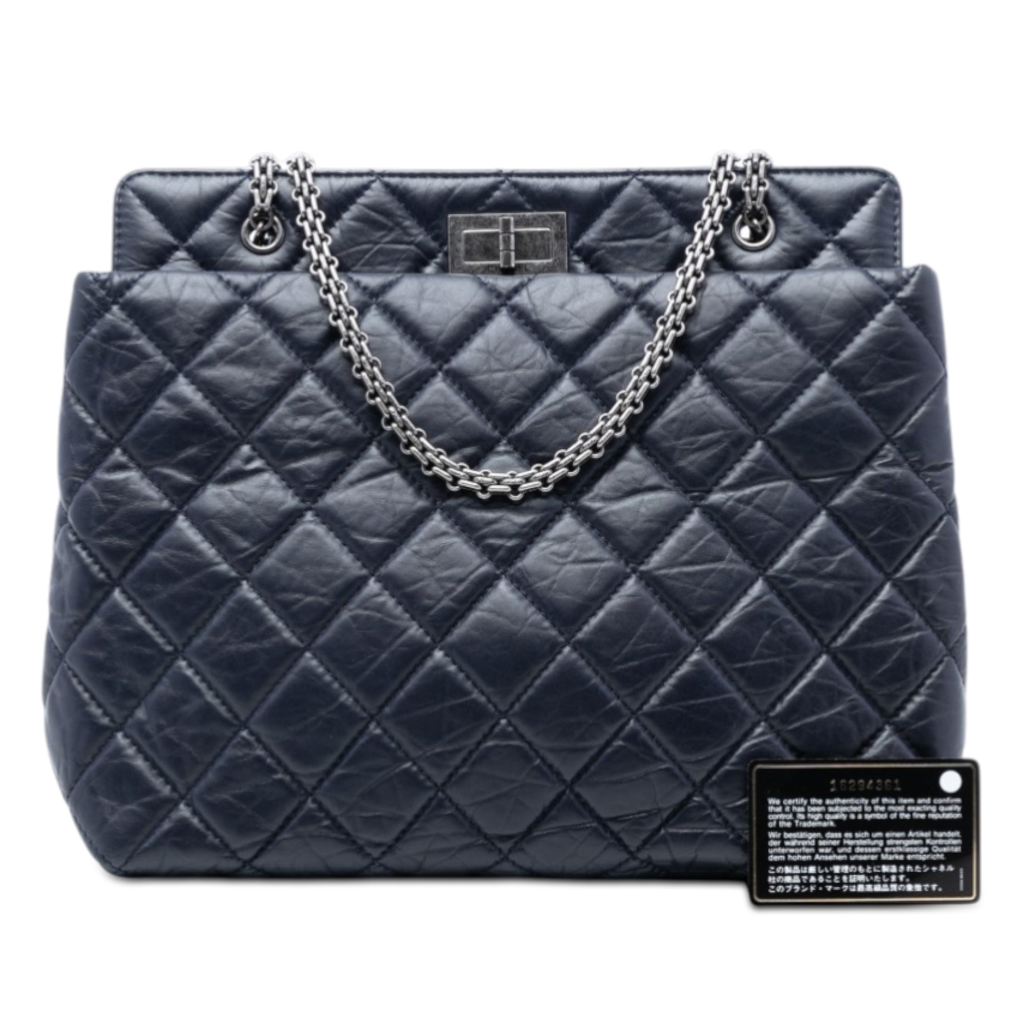 Quilted Aged Calfskin Reissue 2.55 Tote