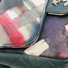 Mini Square Classic Printed Lambskin Airlines Flap_9