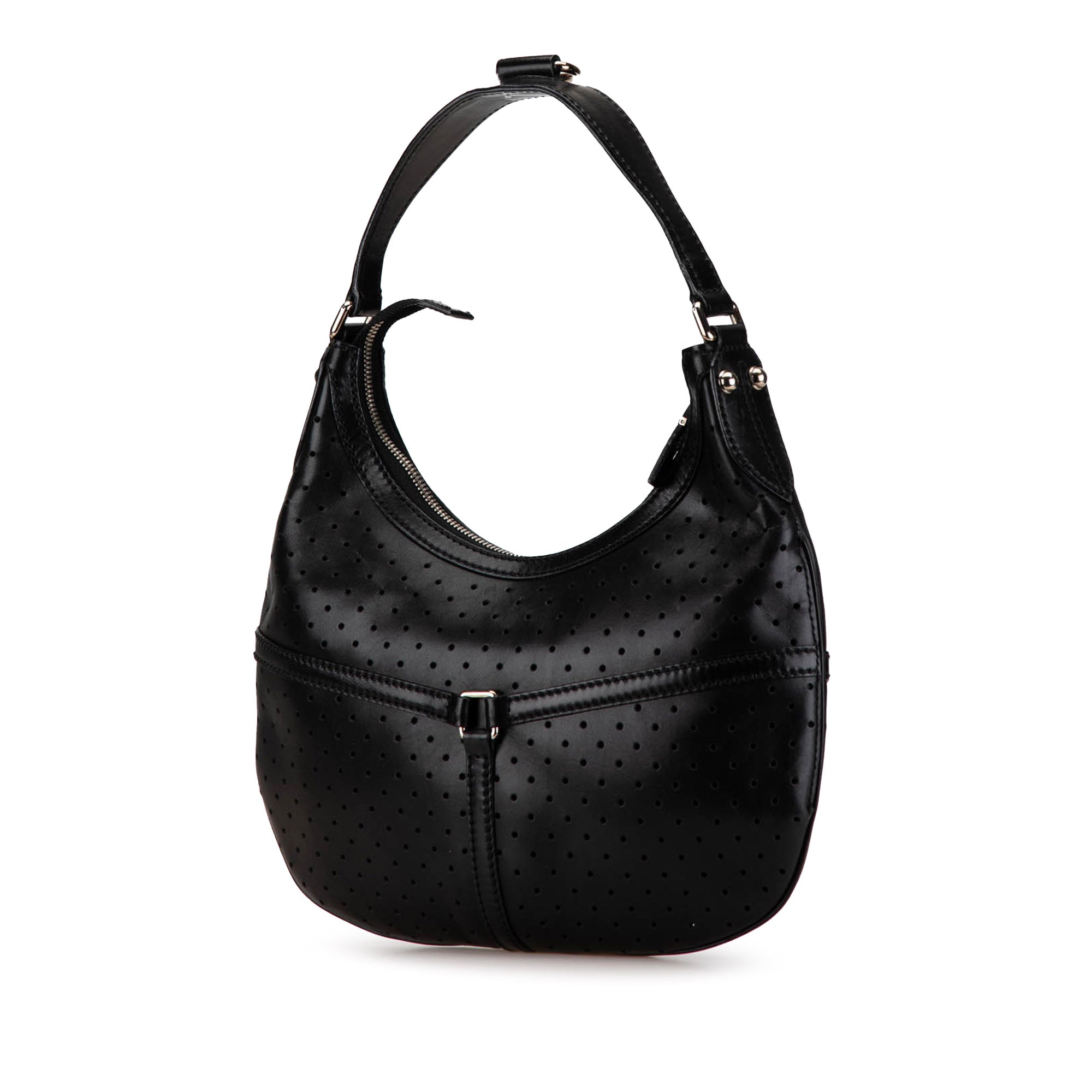 Perforated Leather Reins Hobo