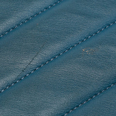 CC Chevron Calfskin Statement Shopping Tote