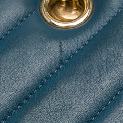 CC Chevron Calfskin Statement Shopping Tote