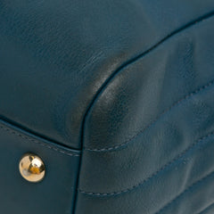 CC Chevron Calfskin Statement Shopping Tote