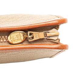 Macadam Coated Canvas Clutch