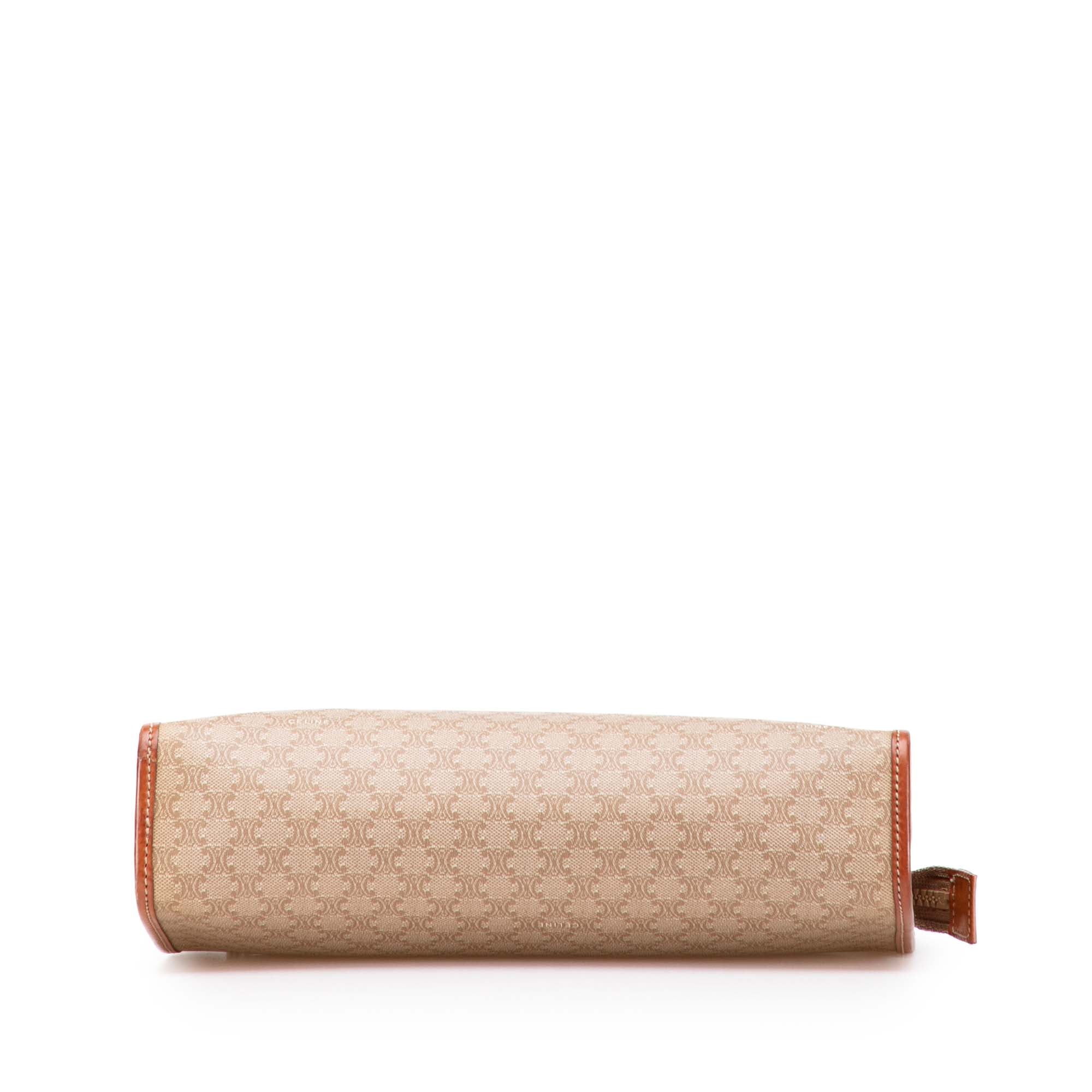 Macadam Coated Canvas Clutch