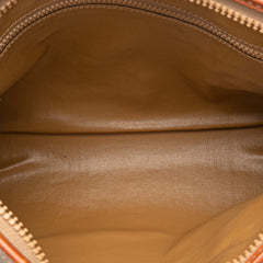 Macadam Coated Canvas Clutch