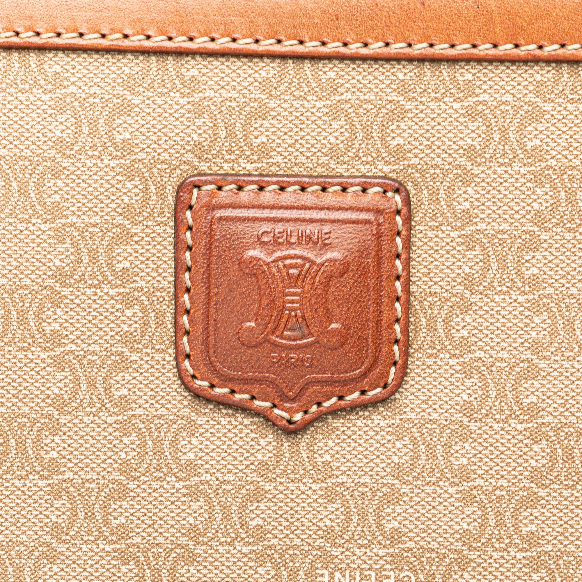 Macadam Coated Canvas Clutch