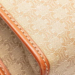 Macadam Coated Canvas Clutch