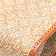 Macadam Coated Canvas Clutch