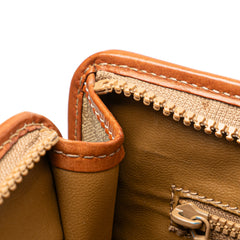 Macadam Coated Canvas Clutch