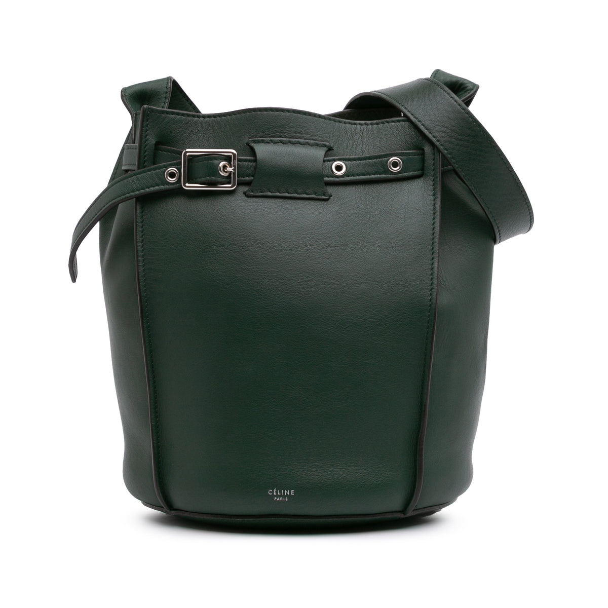 Leather Big Bag Bucket Crossbody