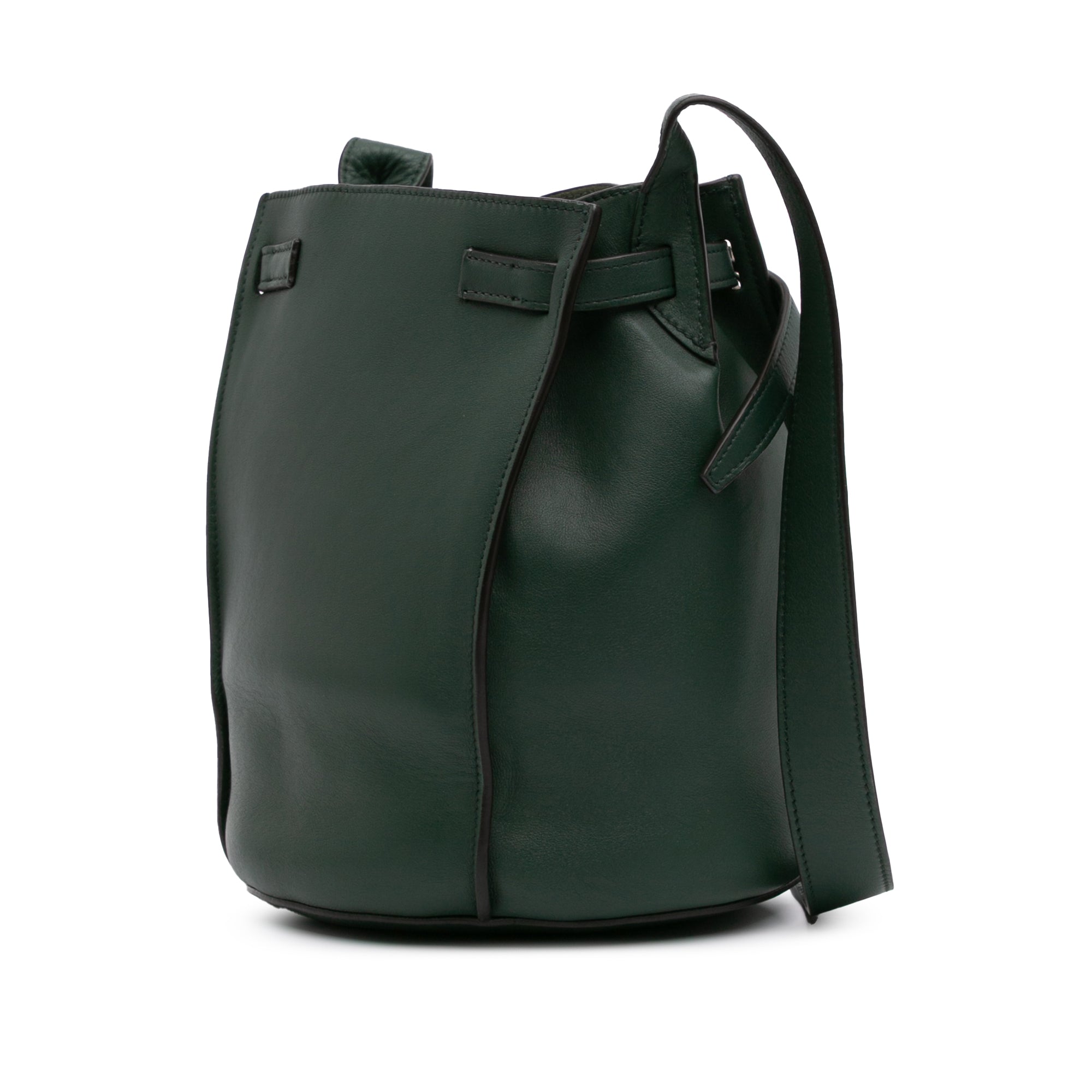 Leather Big Bag Bucket Crossbody