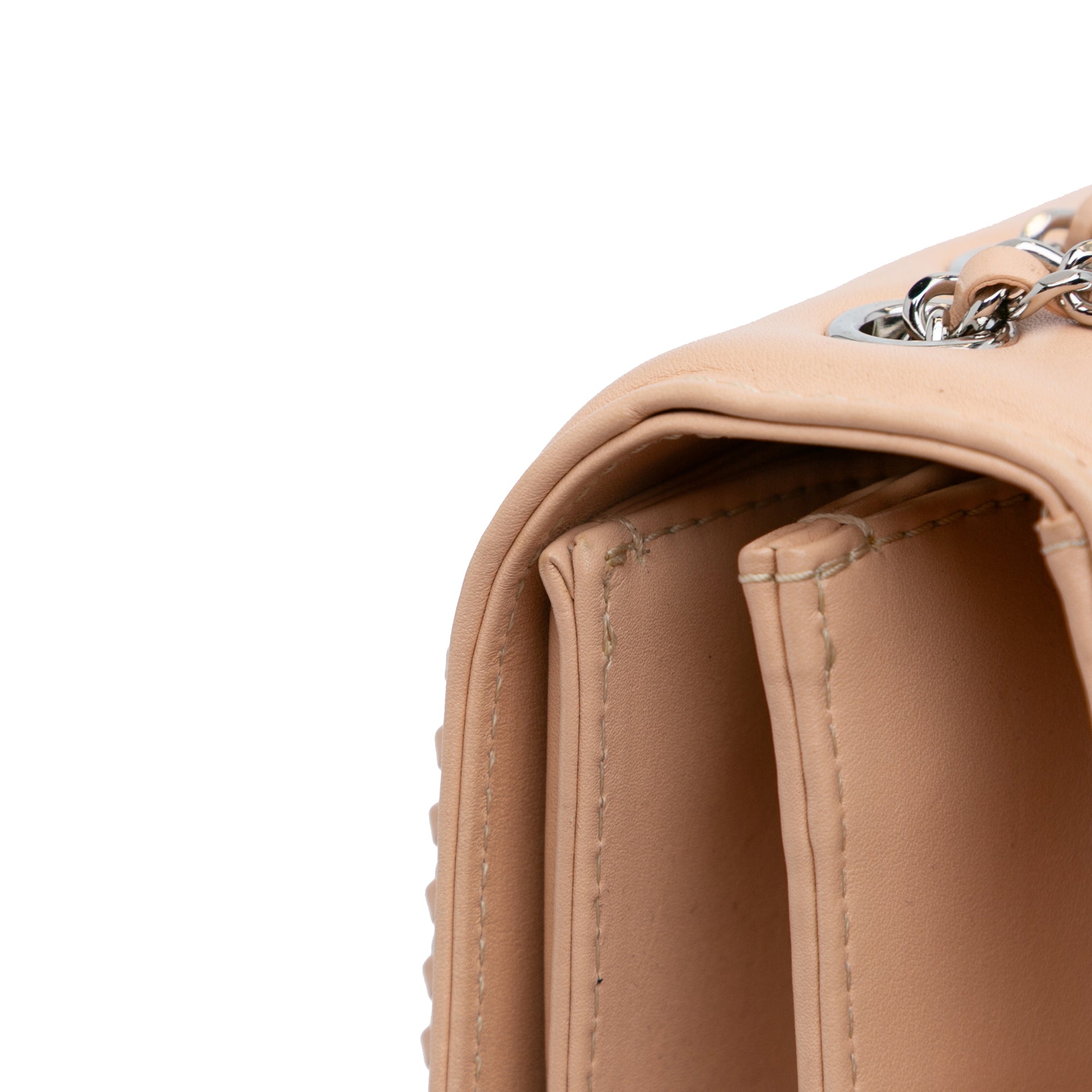 Small Calfskin Braided Chic Flap