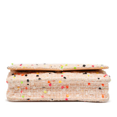 Quilted Tweed Candy Cotton and Beach Ball Wallet On Chain