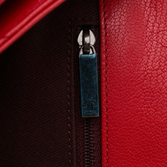 Small Quilted Goatskin Double Carry Waist Chain Flap