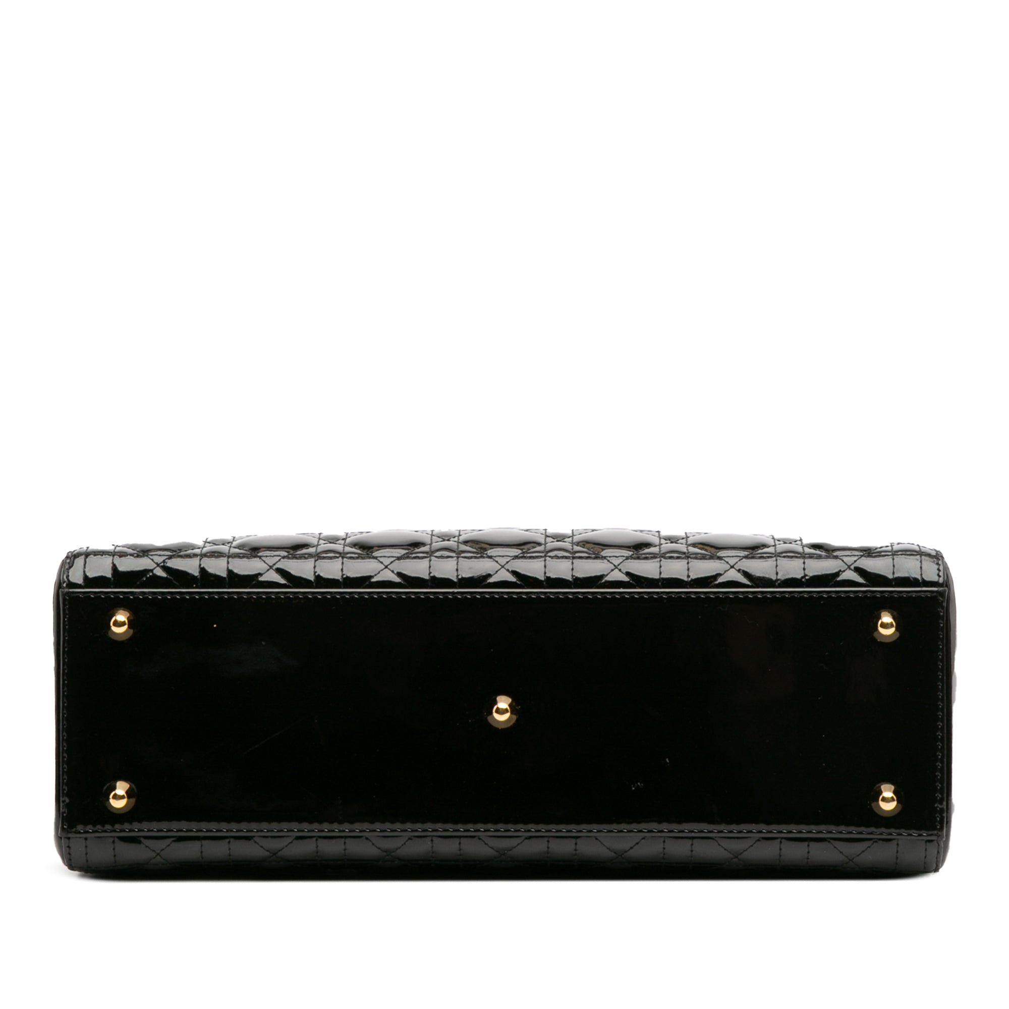 Large Patent Cannage Lady Dior