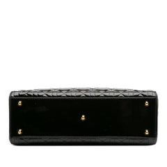 Large Patent Cannage Lady Dior