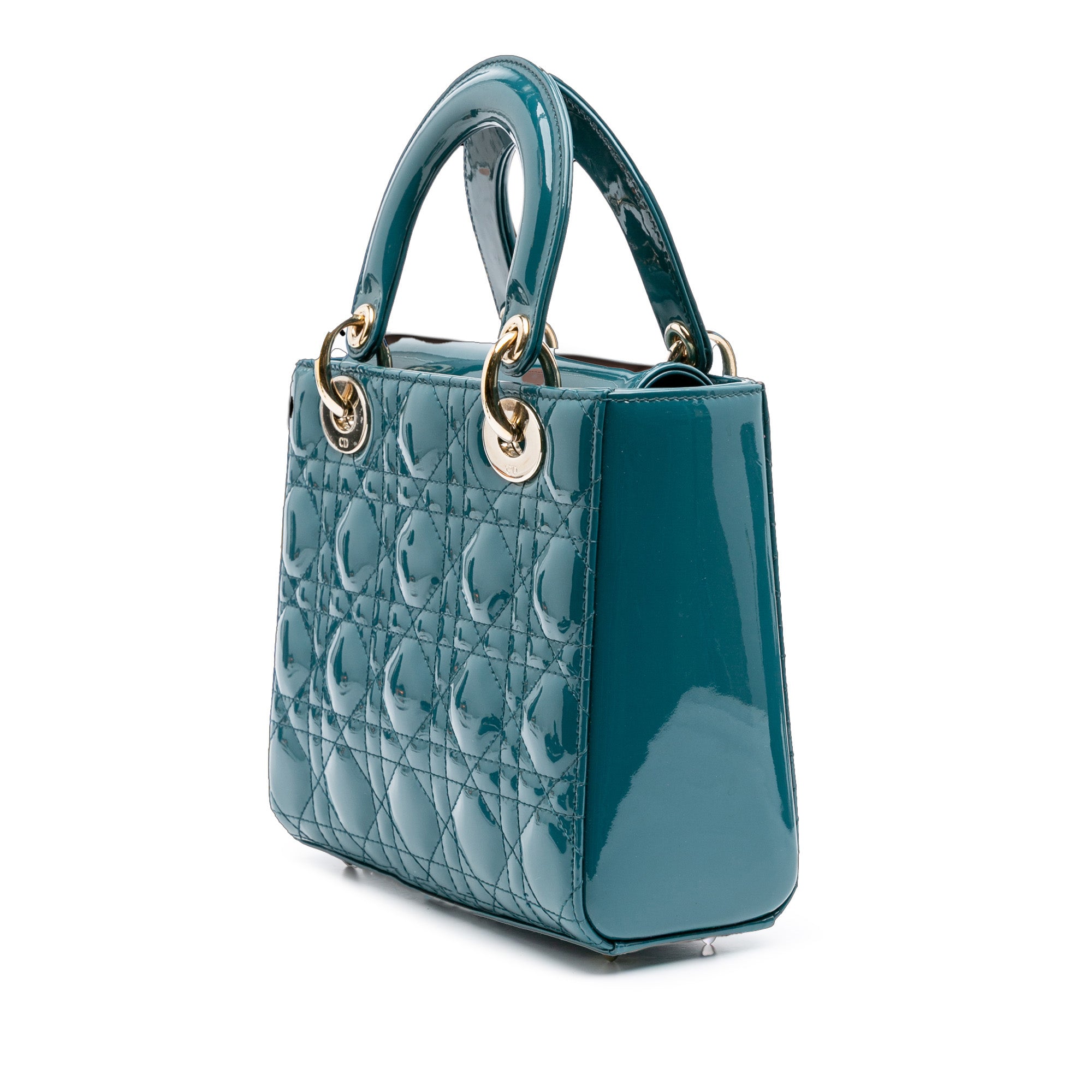 Small Patent Cannage Lady Dior